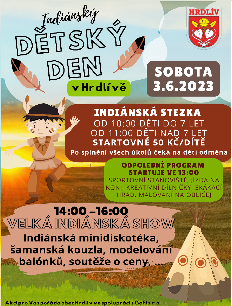 Indiánský dětský den hotovo
